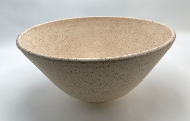 Speckled Cream-Colored Bowl